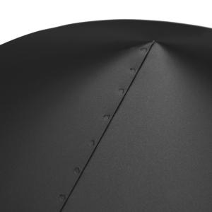 Kleining Rauchrohr-Regenhut Regenhaube Regendach Abdeckung Kaminaufsatz  verzinkt Ø 120 mm x 250 mm