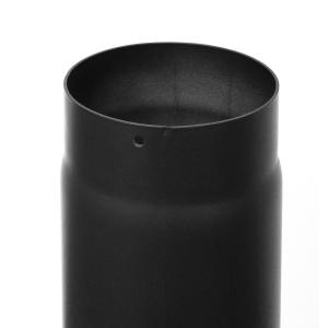 Raik Rauchrohr / Ofenrohr 200mm - 500mm mit Zugregulierung schwarz