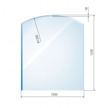 Glasplatte Kamin - Funkenschutzplatte Glas günstig kaufen