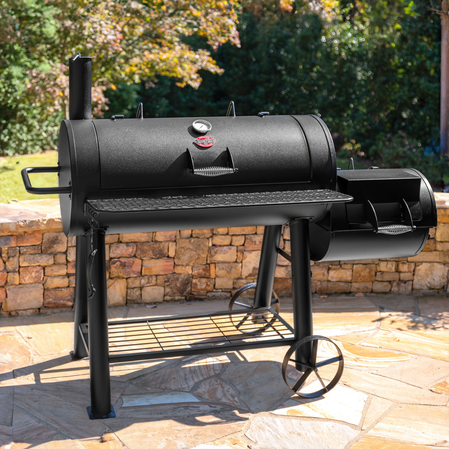 Char-Griller Competition Pro Offset-Smoker und Holzkohlegrill