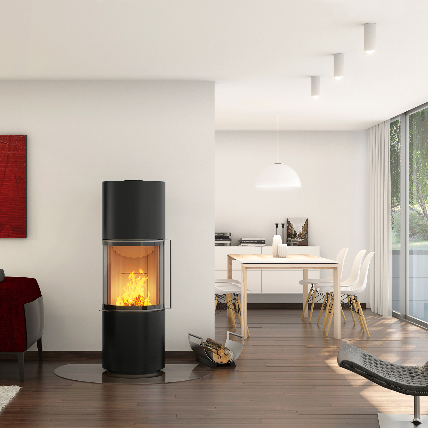 Spartherm Passo S Kaminofen Nero