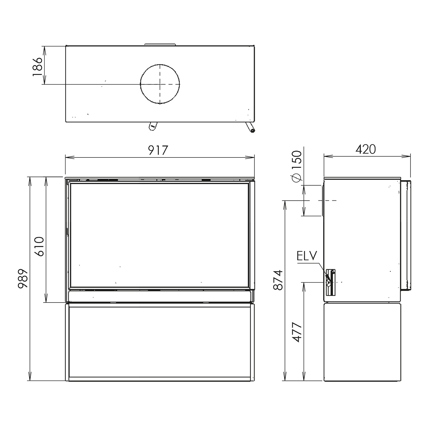 Oranier Box für Ziva XL und Justus Dias XL