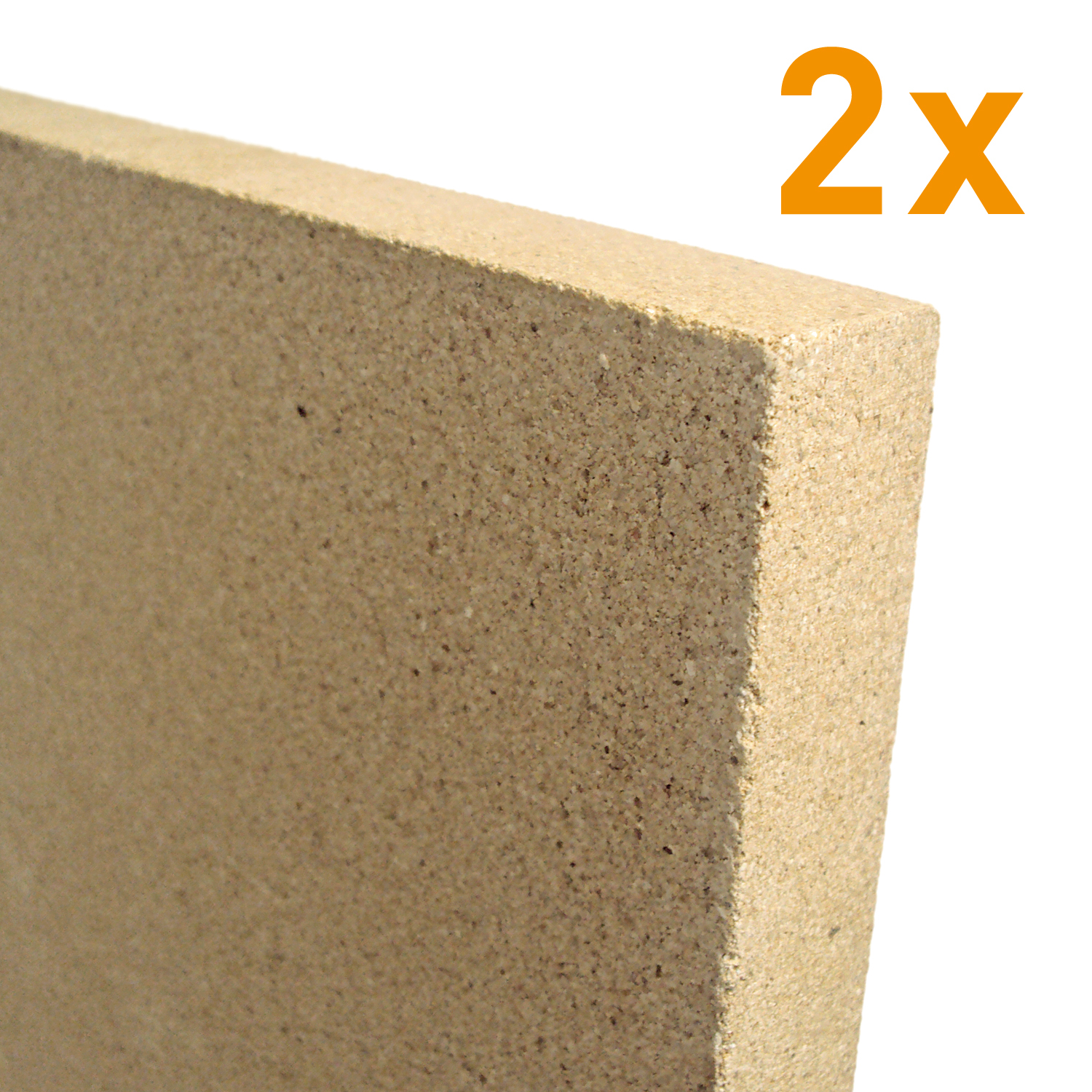 Raik 2x 25mm Vermiculite Platte 400 x 300 mm