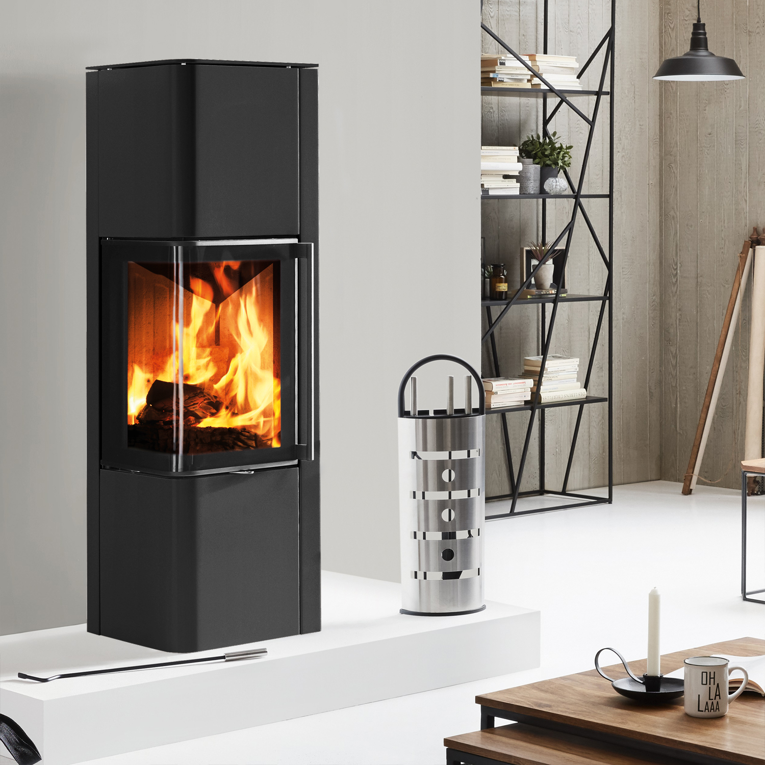 Spartherm Cubo L Kaminofen Nero