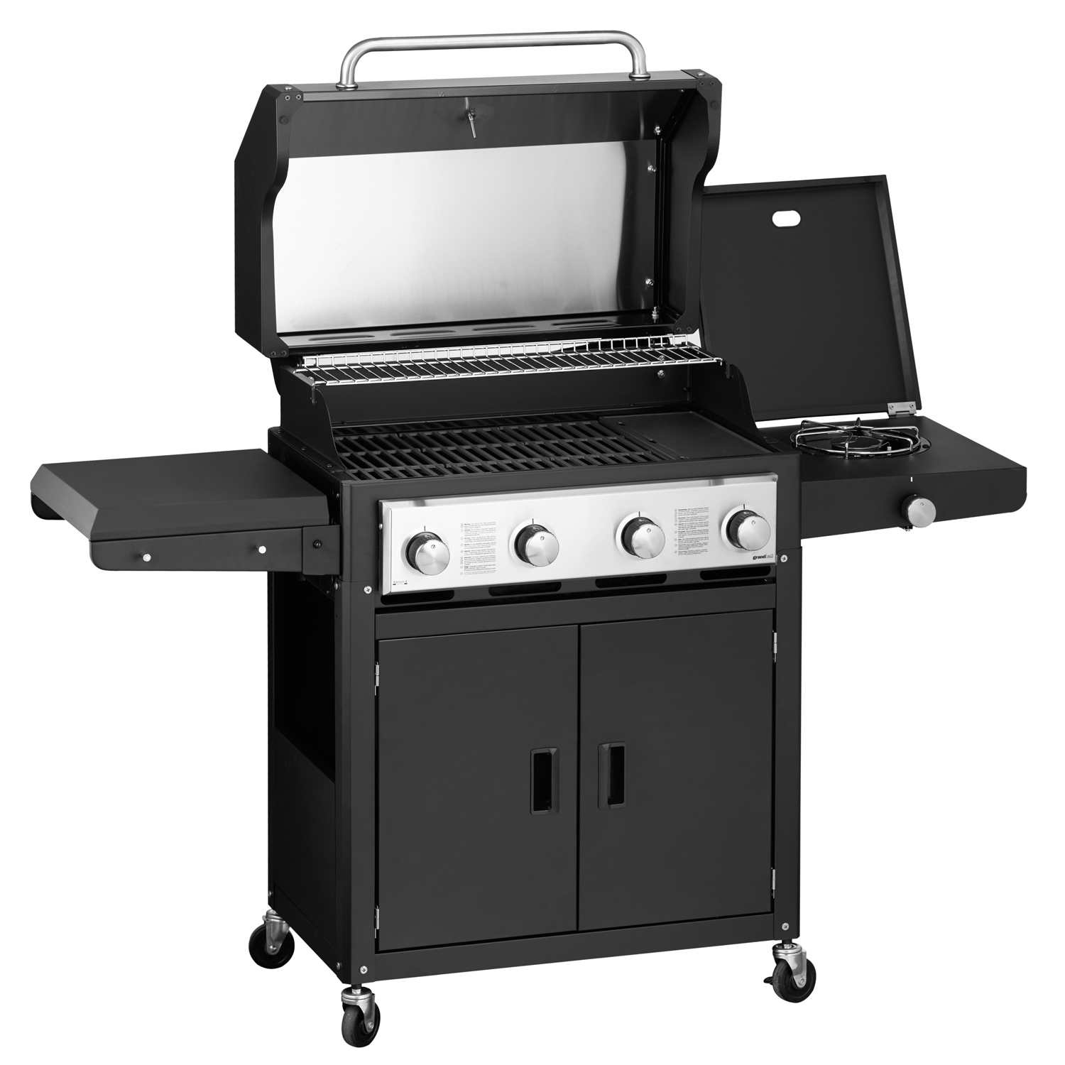 Grandhall Xenon 4 Gasgrill Schwarz