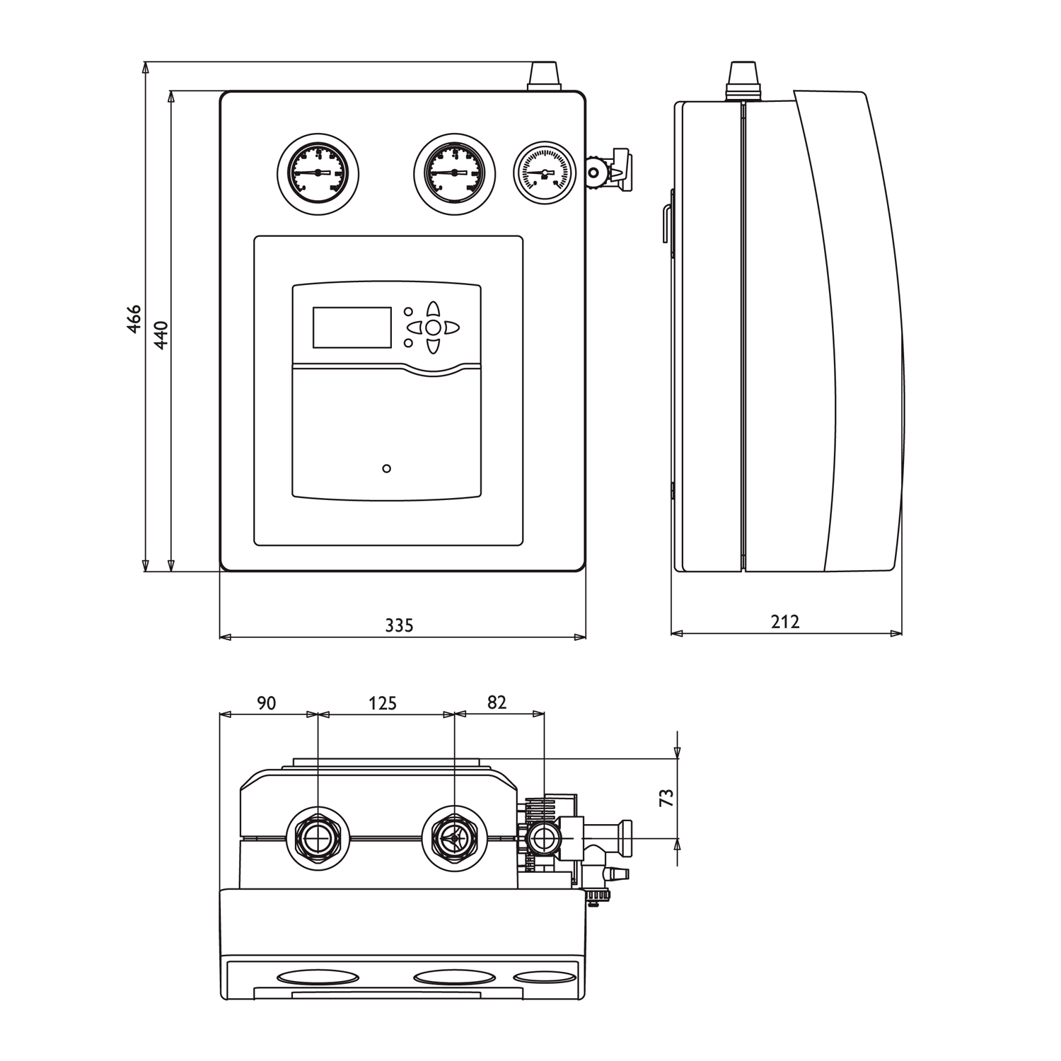 RESOL FlowSol XL Zweistrang-Solarstation inkl. DeltaSol BX Plus