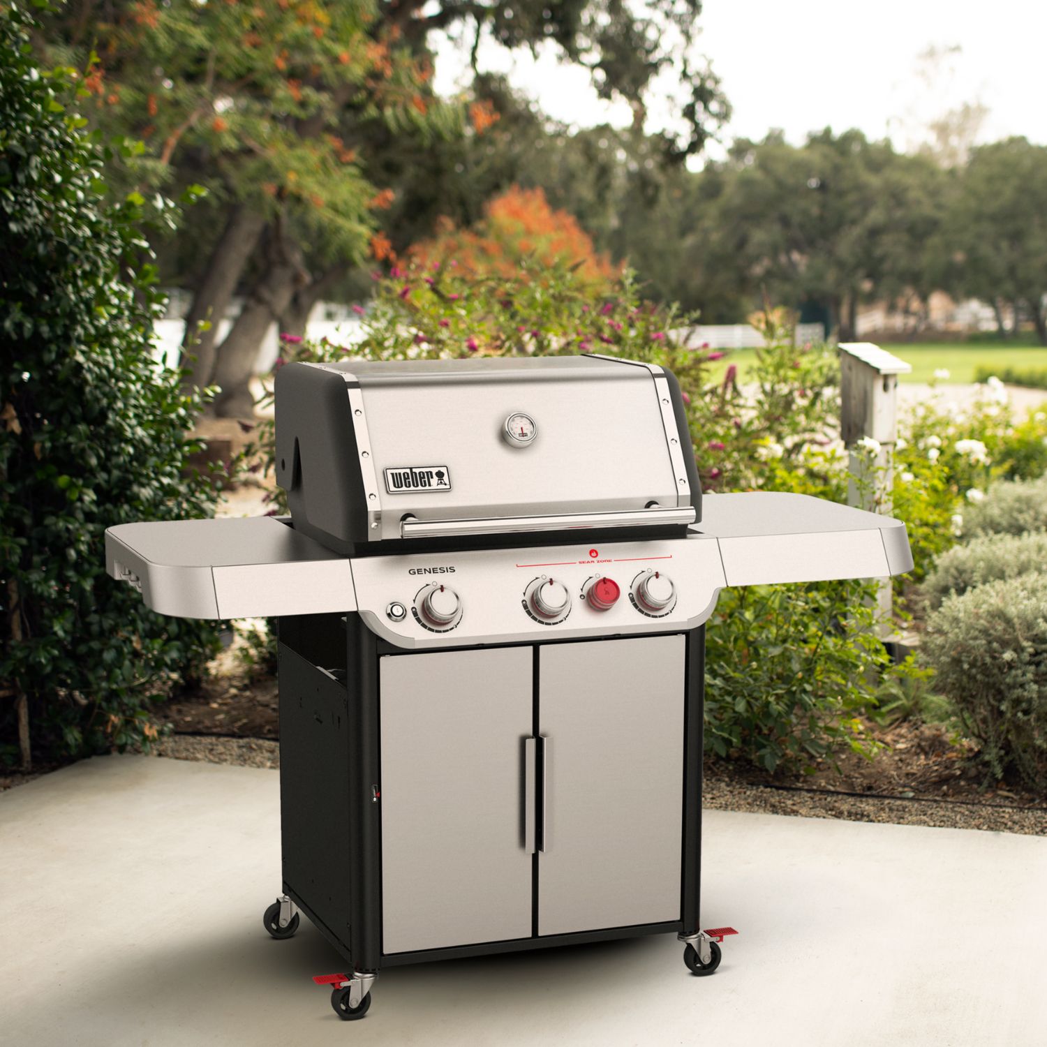 Weber Genesis S-325S Gas-Grillstation Edelstahl