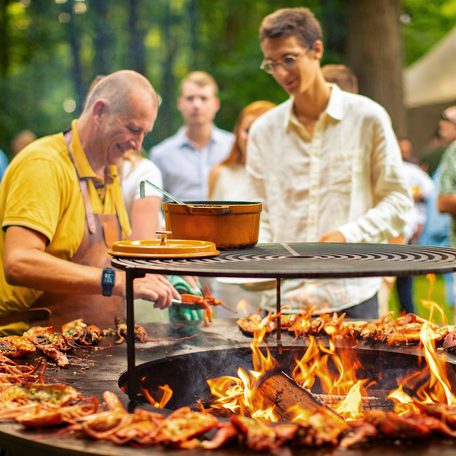 OFYR XL Corten 150 Grill & Feuerstelle