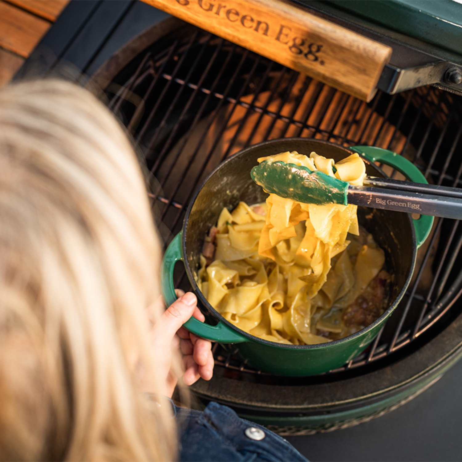 Big Green Egg Dutch Oven emailliert grün 4 l