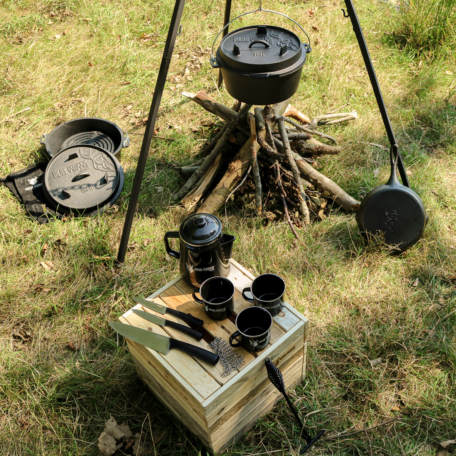 Valhal Outdoor Aufbewahrungskiste für Dutch Oven