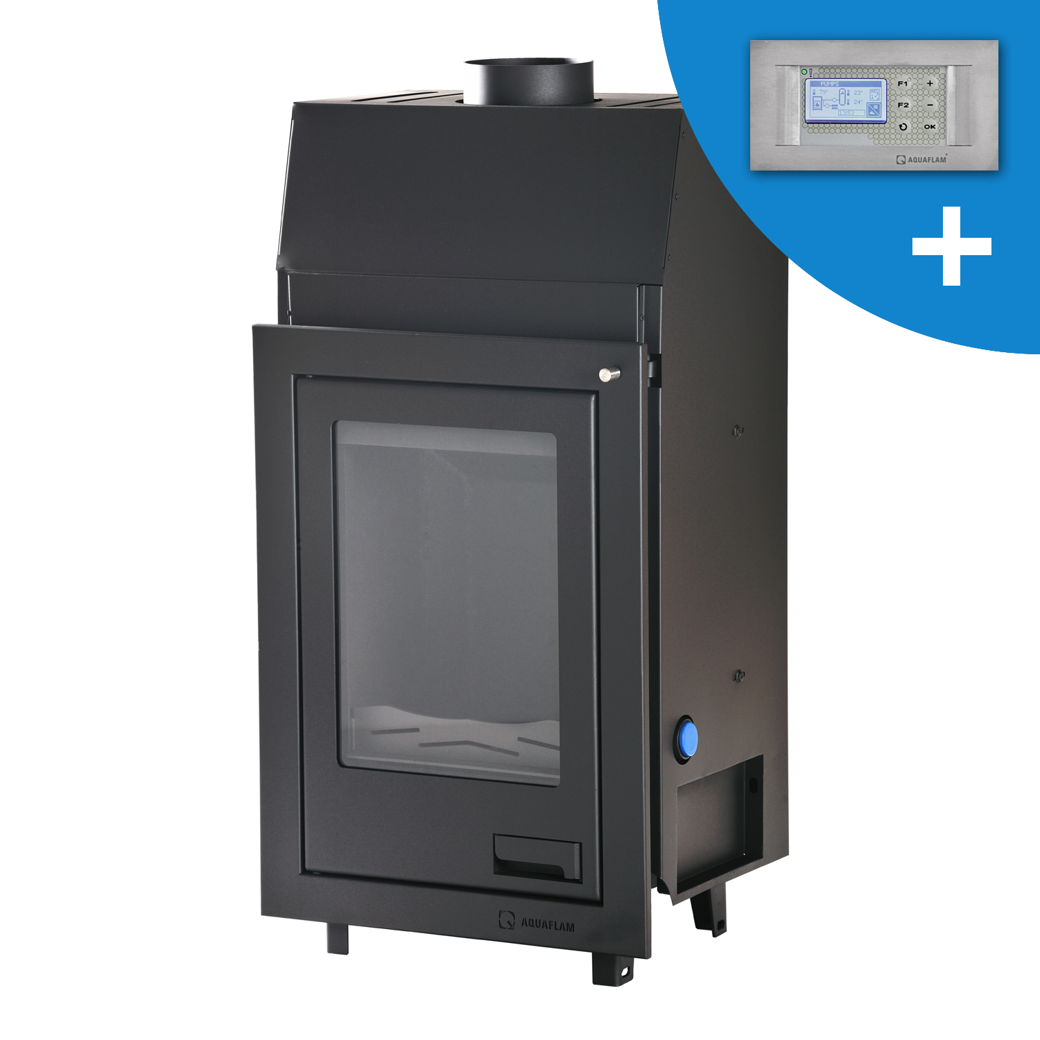 Aquaflam 7 Flat Automatic Wasserführender Kamineinsatz