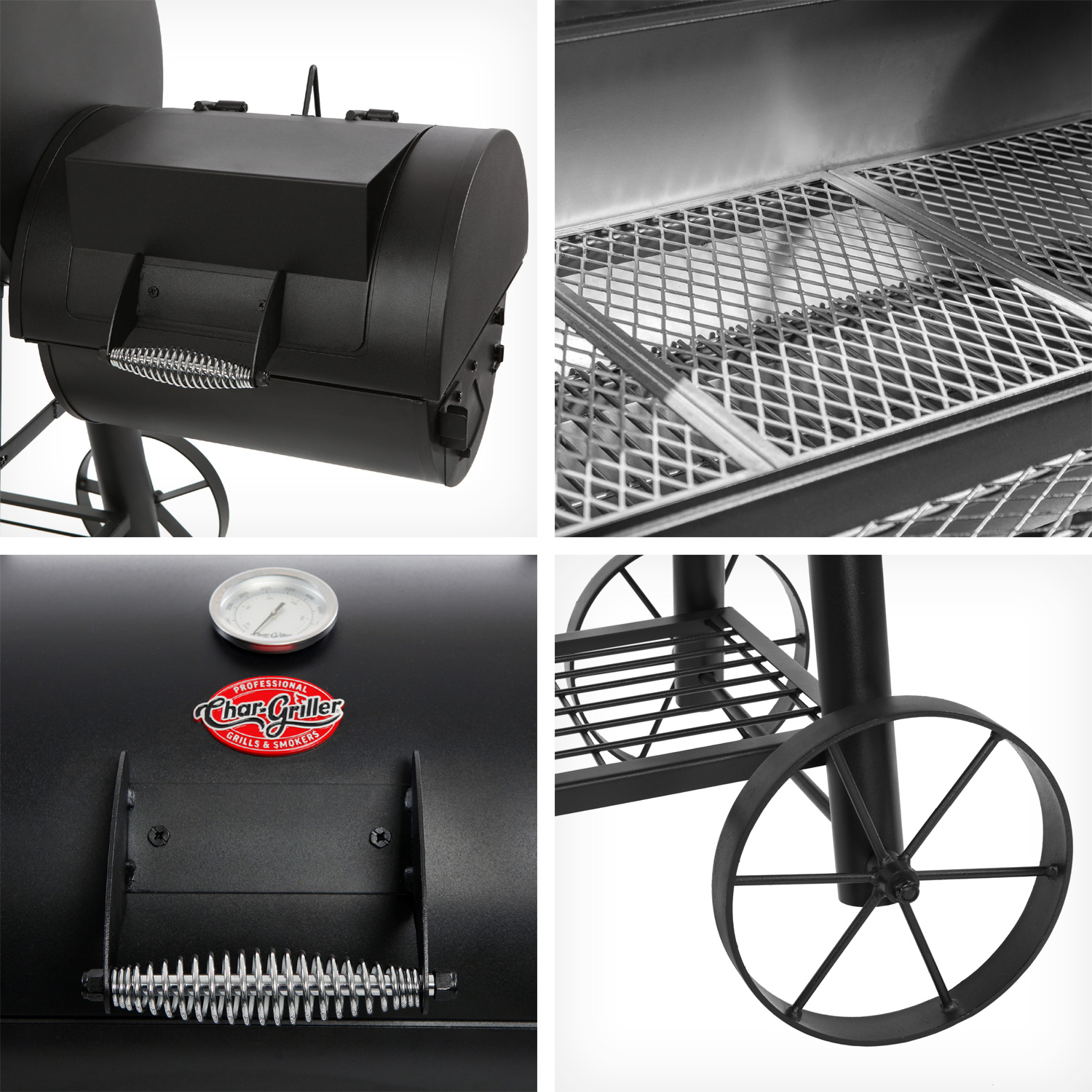 Char-Griller Competition Pro Offset-Smoker und Holzkohlegrill