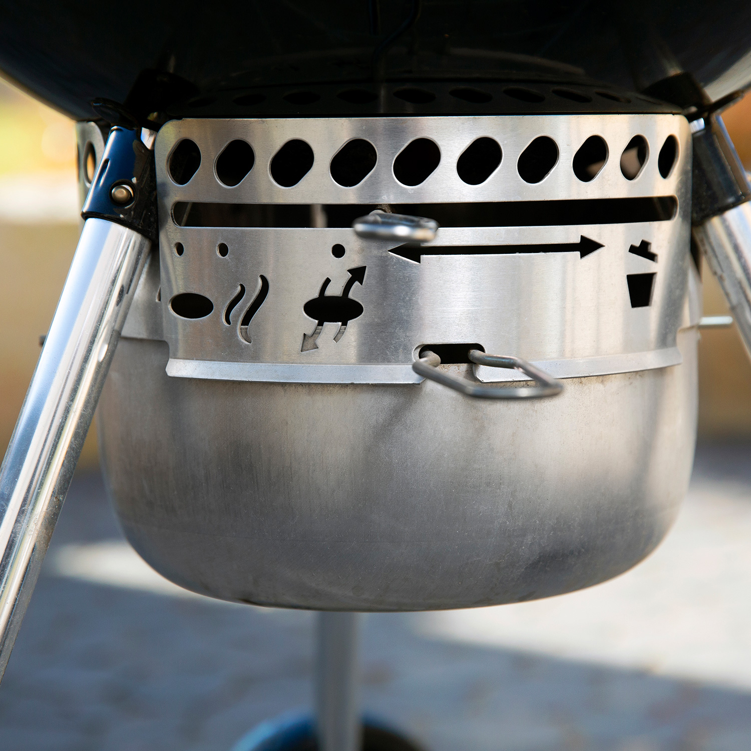 Weber Holzkohle-Temperaturregler, Charcoal Heat Control