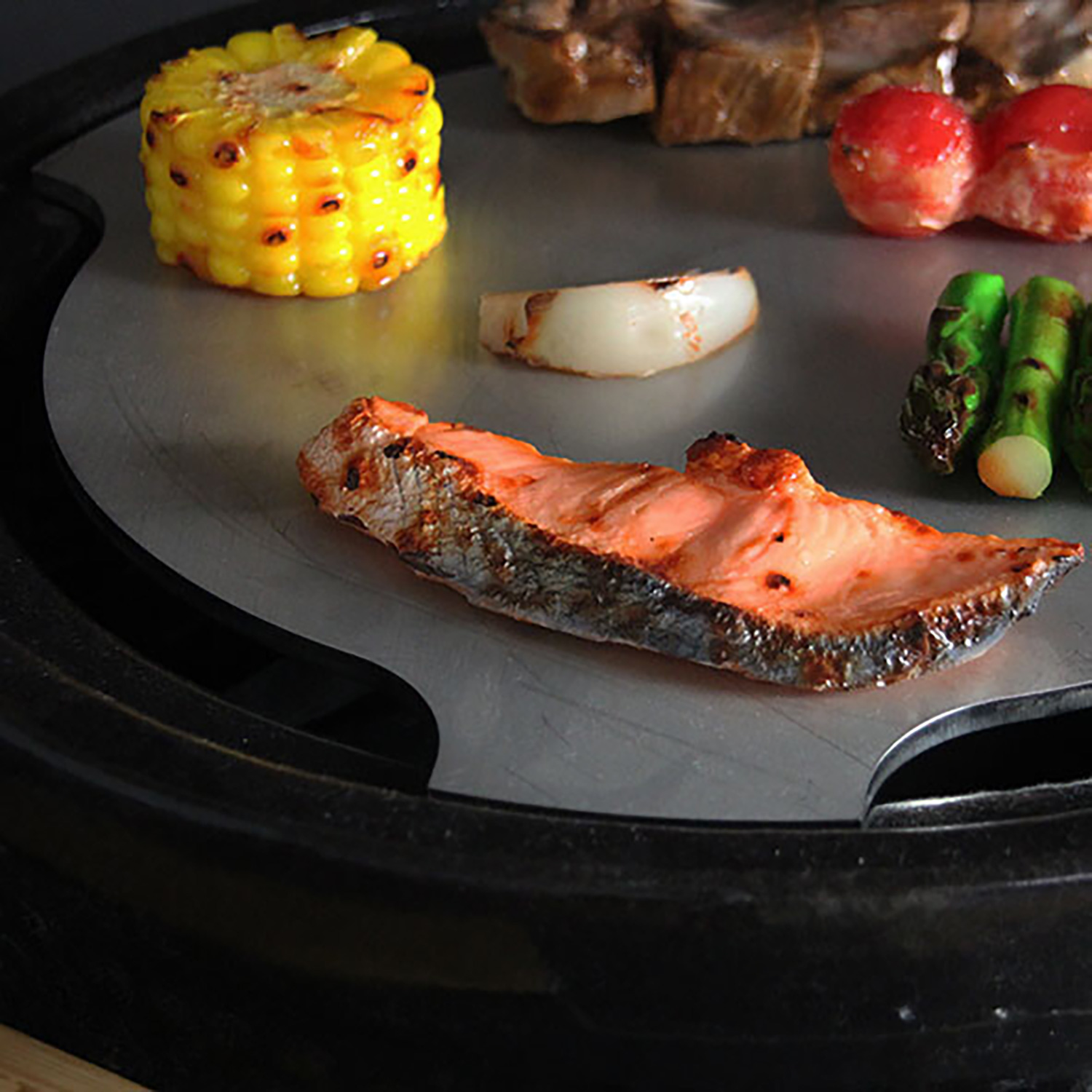 Yakiniku Teppanyaki-Grillplatte für Shichirin rund