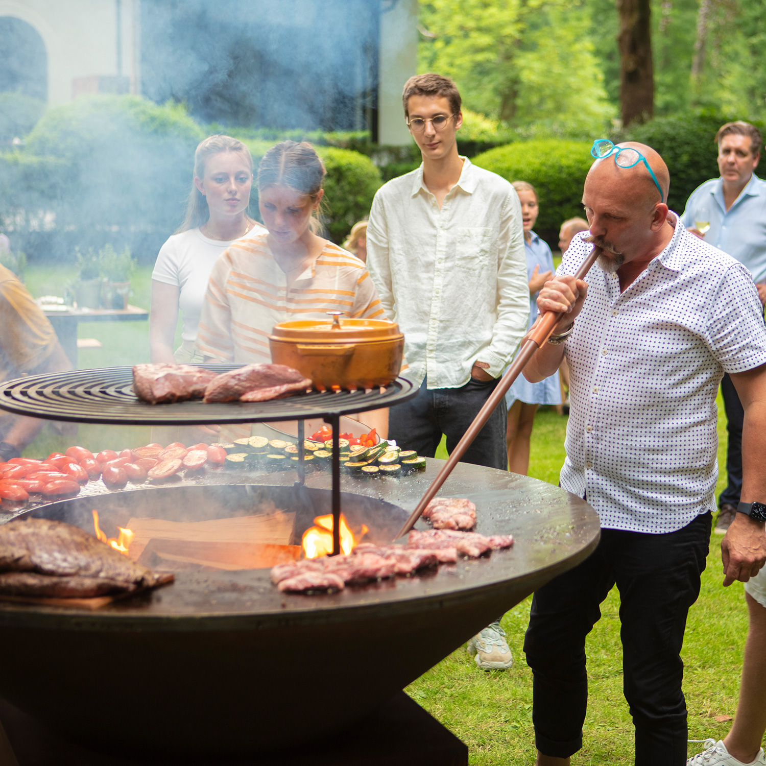 OFYR Grillrost Stahl Schwarz für XL Corten 150