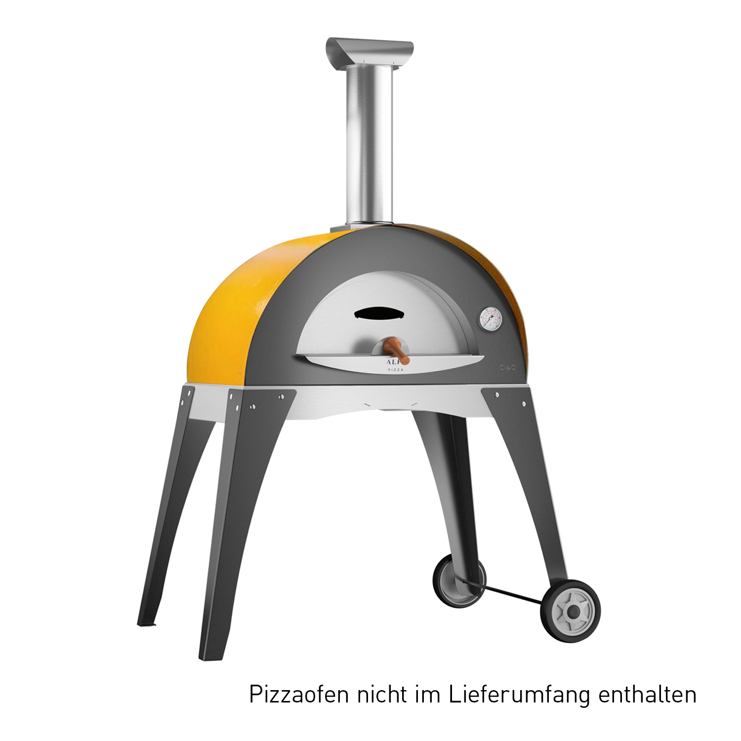 Alfa Unterbau für Pizzaofen Ciao Grau