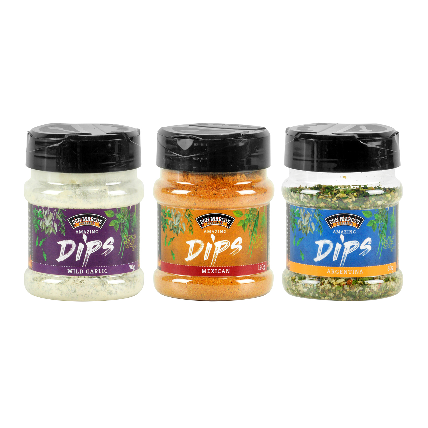 Don Marco's Dip 3er-Set: Wild Garlic, Mexican & Argentina