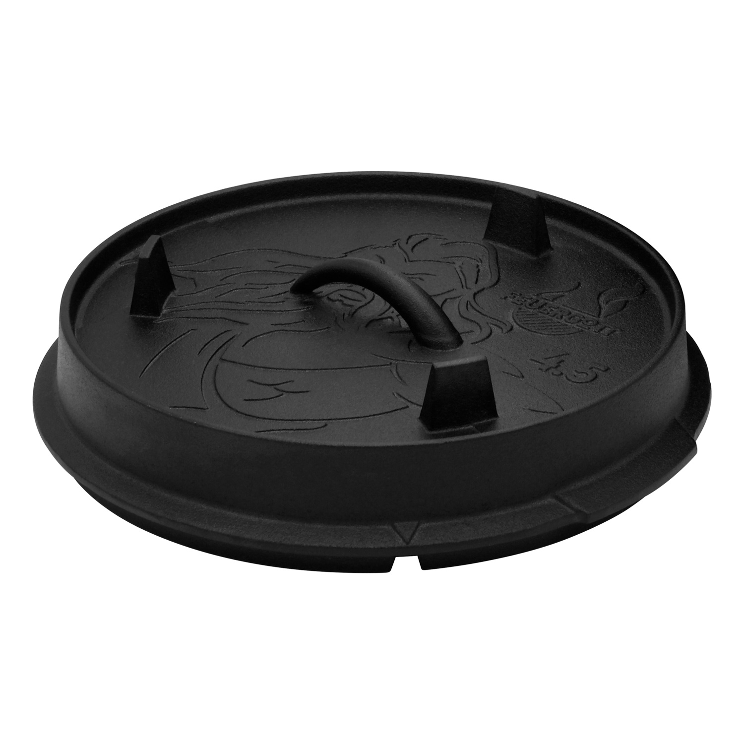 FEUERGOTT Dutch Oven 4,5 l mit Füßen