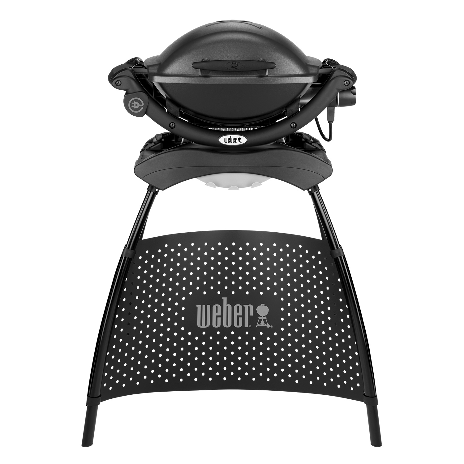 Weber Q 1400 Stand Elektro-Kugelgrill Dunkelgrau