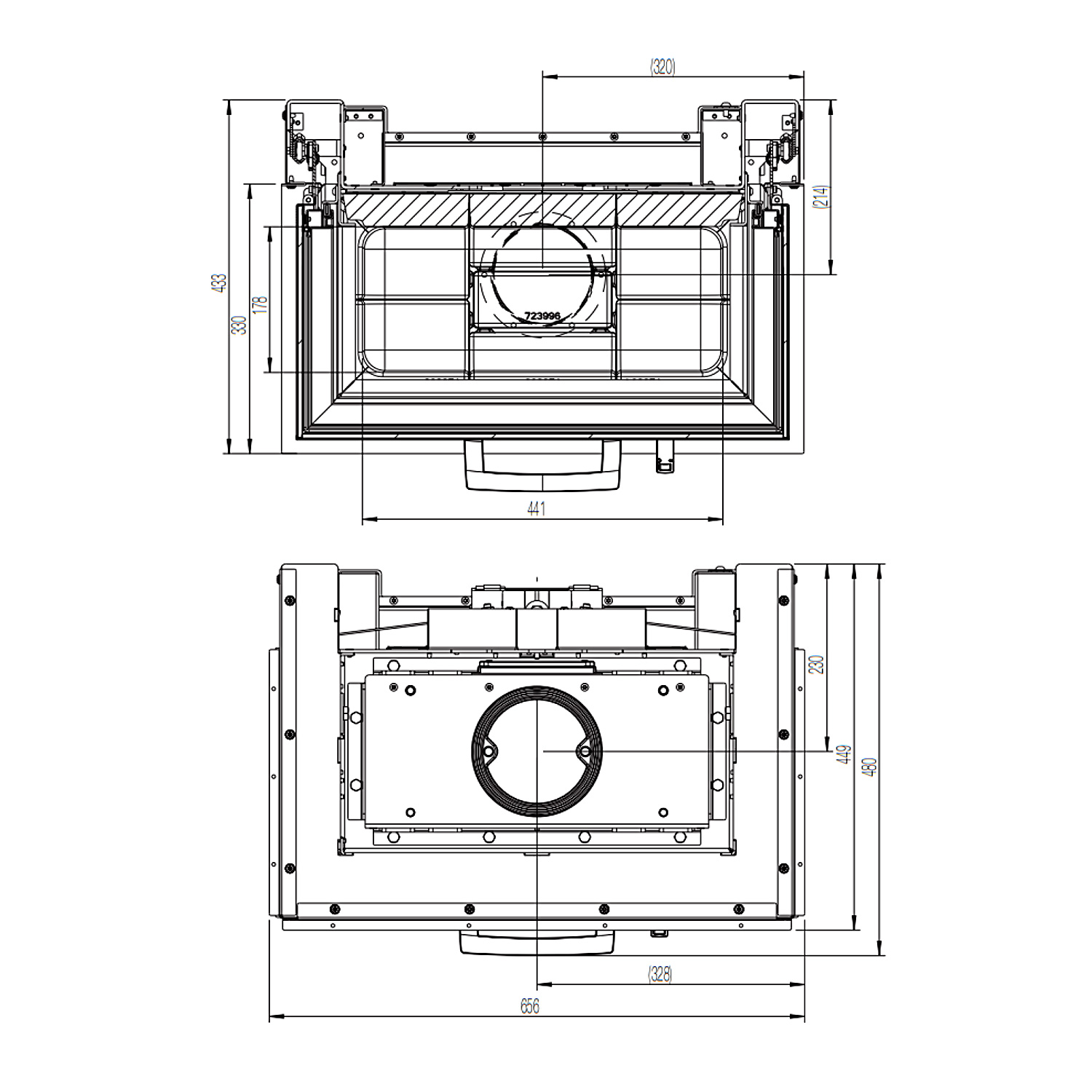 Austroflamm 64x33x51 S3 2.0 Kamineinsatz