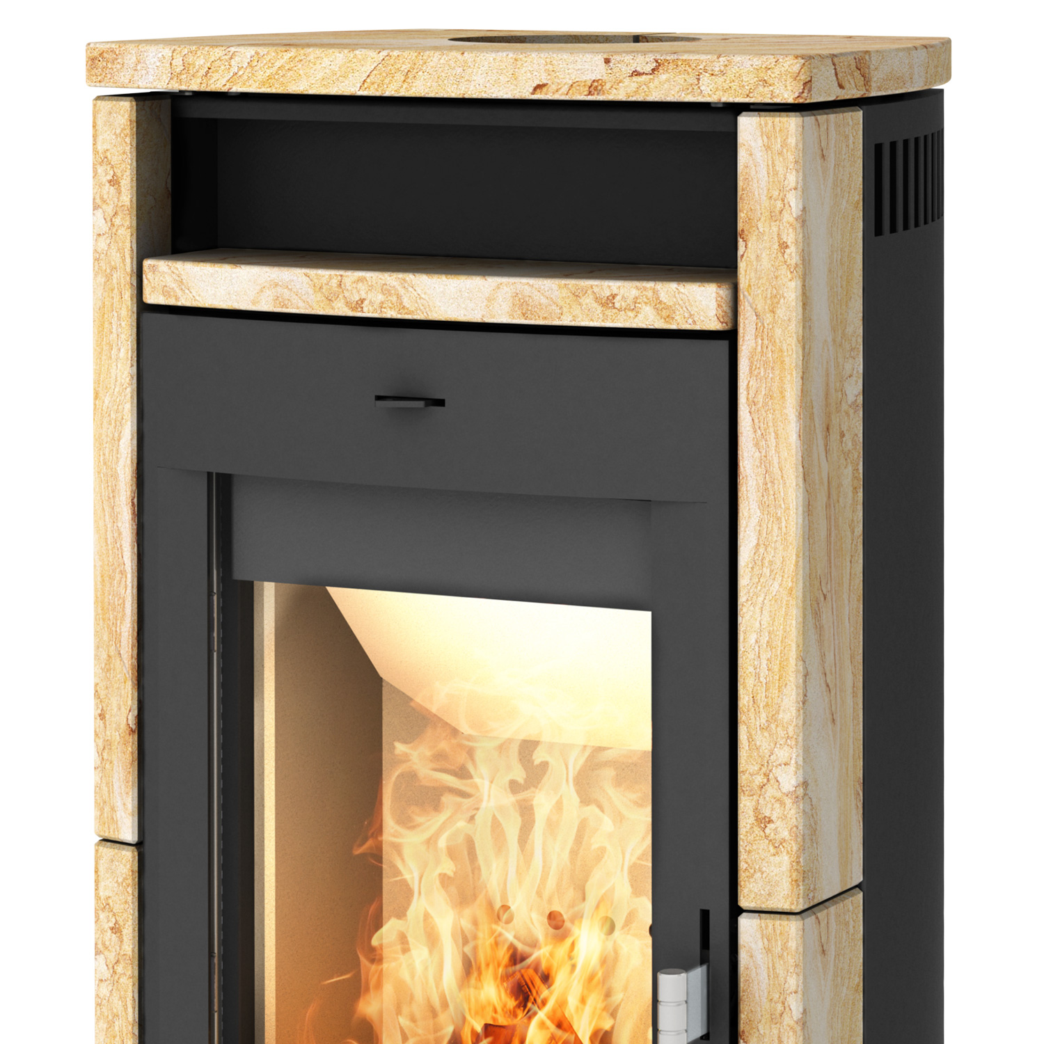 Fireplace Elite Budapest Kaminofen Sandstein