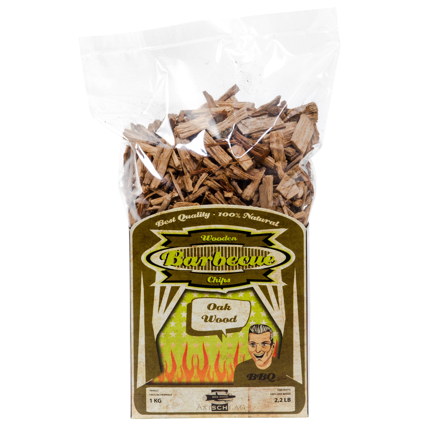 Axtschlag Wood Smoking Chips Eiche 1 kg