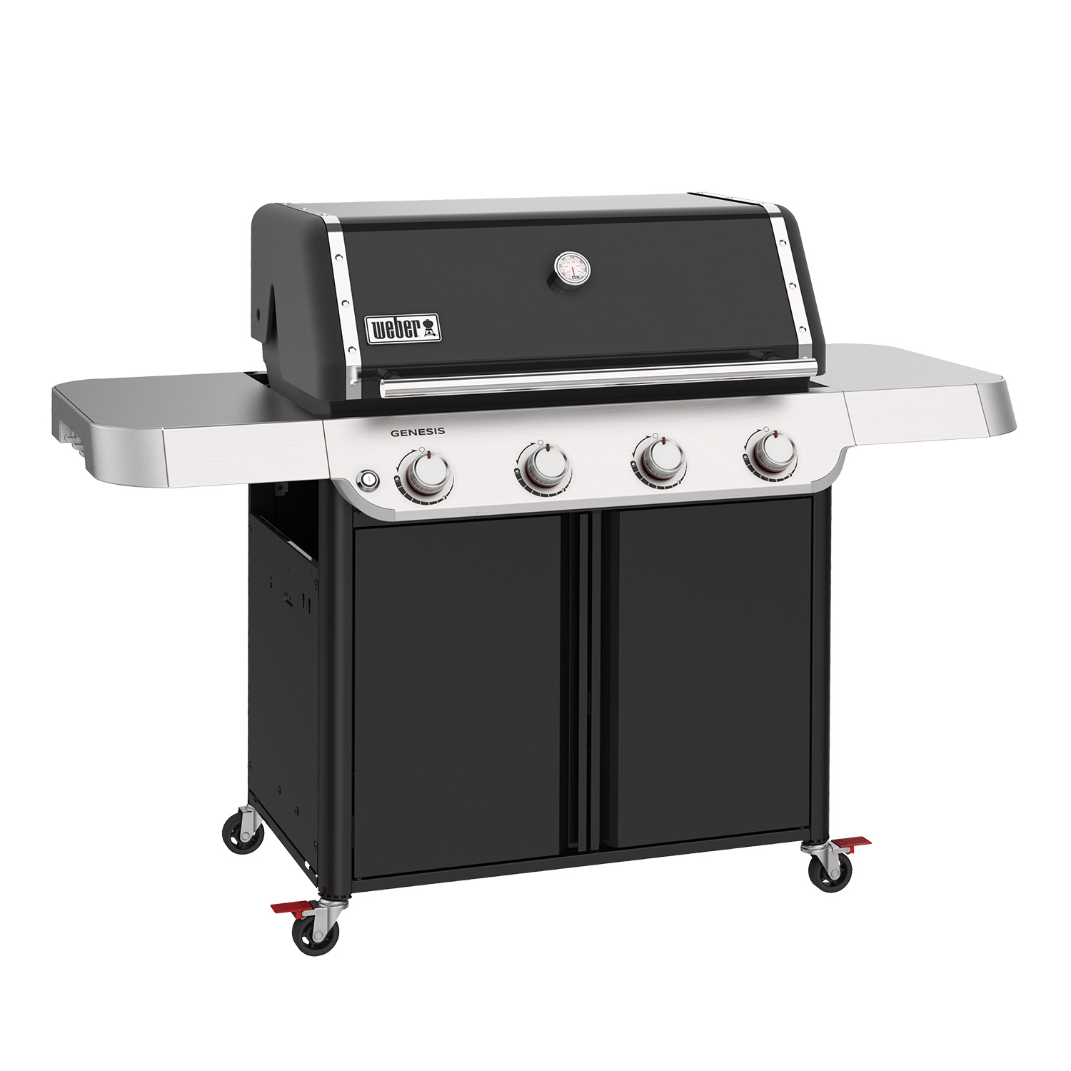 Weber Genesis E-415 Gas-Grillstation Schwarz