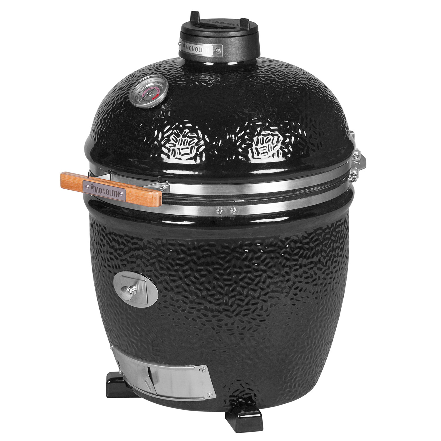 MONOLITH CLASSIC Keramikgrill PRO-Serie 2.0 Schwarz