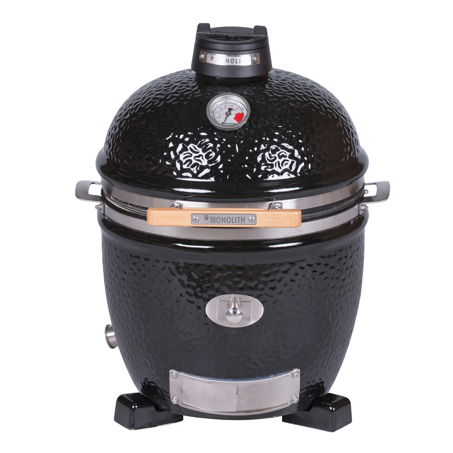 MONOLITH JUNIOR Keramikgrill PRO-Serie 2.0 Schwarz