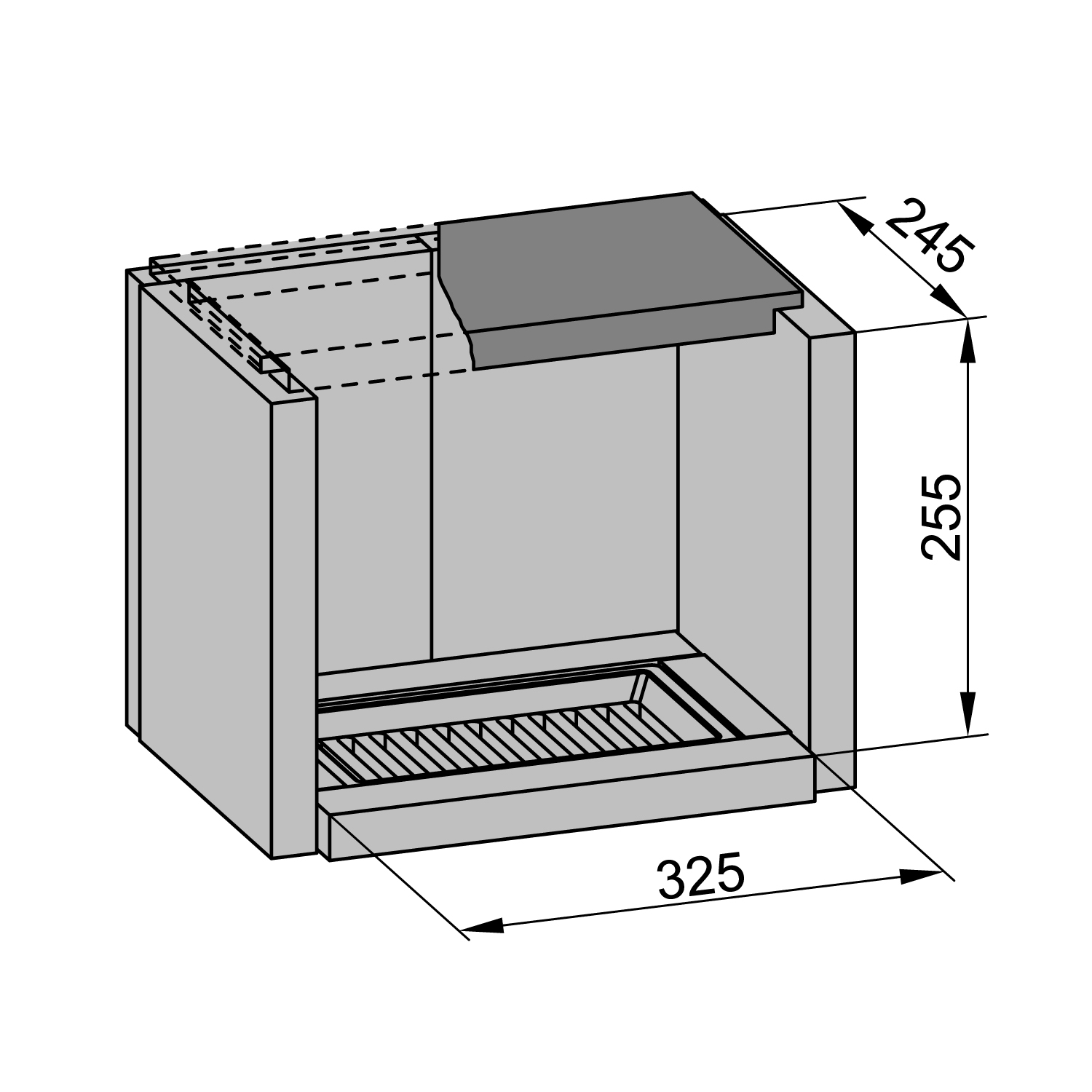 Haas+Sohn Prunus 332.15 Kaminofen Perl-Schwarz