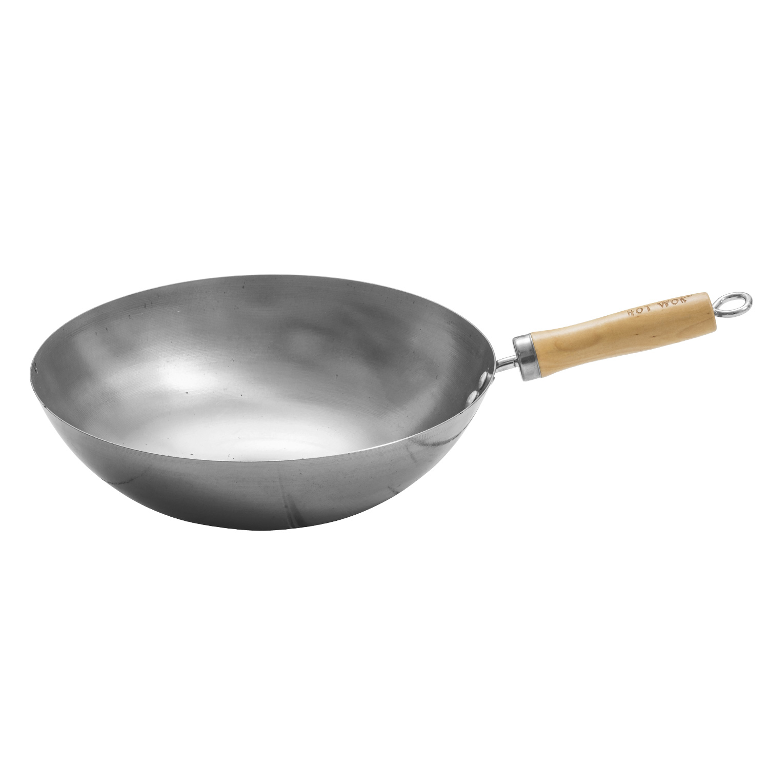 Hot Wok Wokpfanne 30 cm aus Carbonstahl