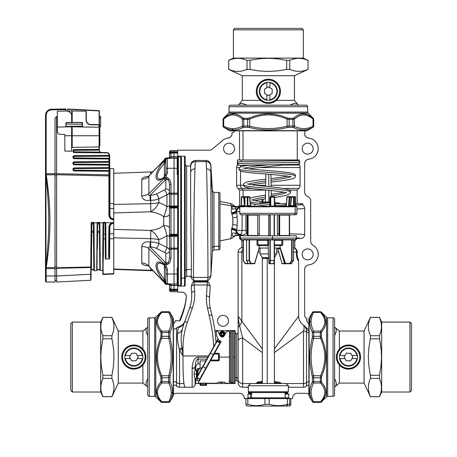 ESBE LTC 361 55°C Rücklaufanhebungsgruppe inkl. Hocheffizienzpumpe 6 m