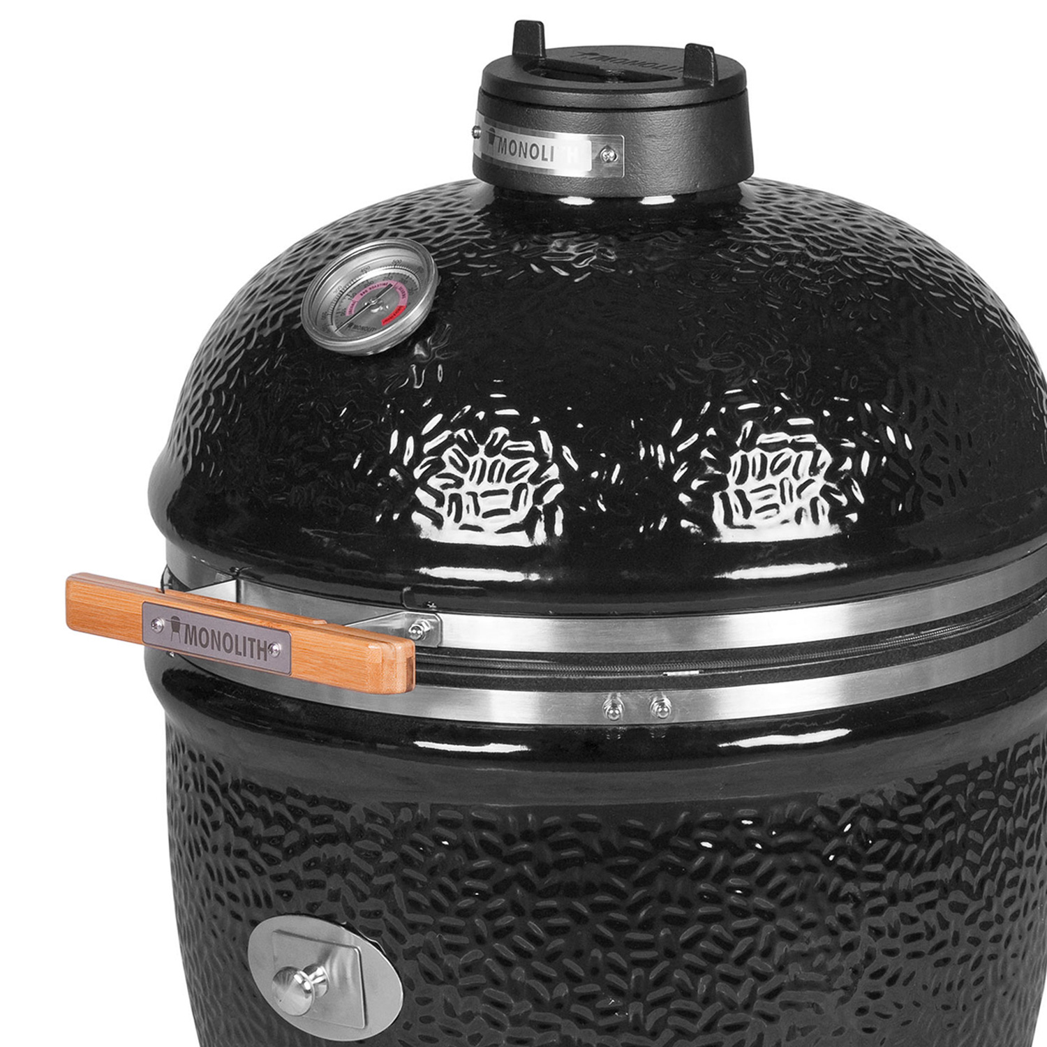 MONOLITH CLASSIC Keramikgrill PRO-Serie 2.0 Schwarz