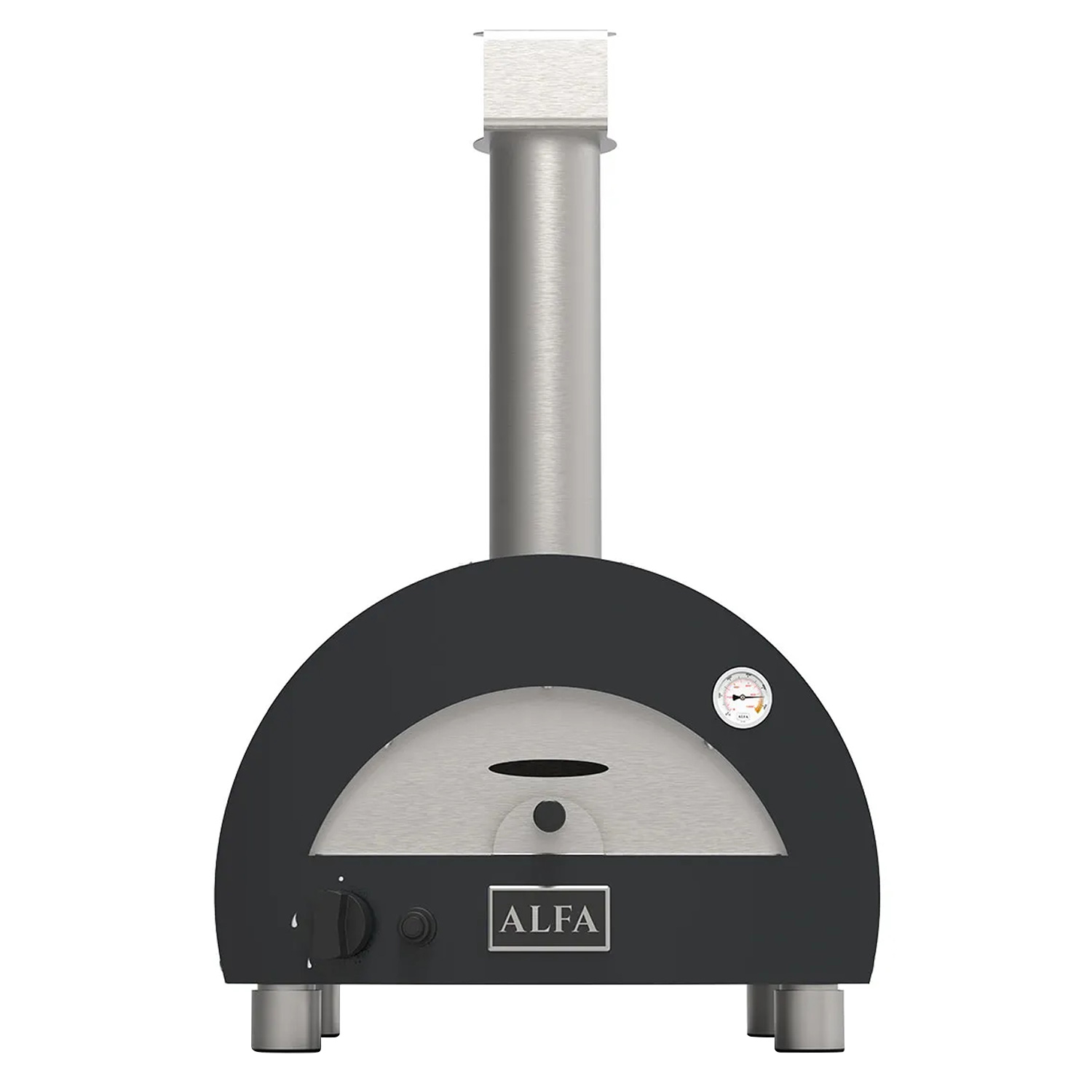 Alfa Moderno Portable Gas-Pizzaofen Grau