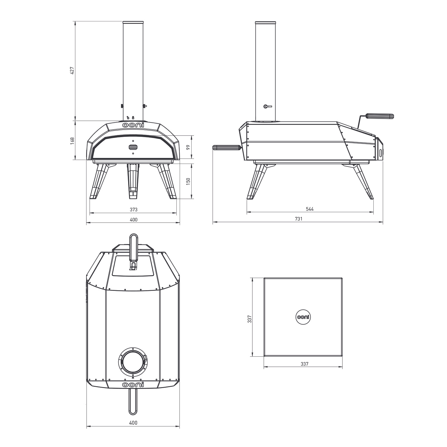 Ooni Karu 12" Hybrid Pizzaofen