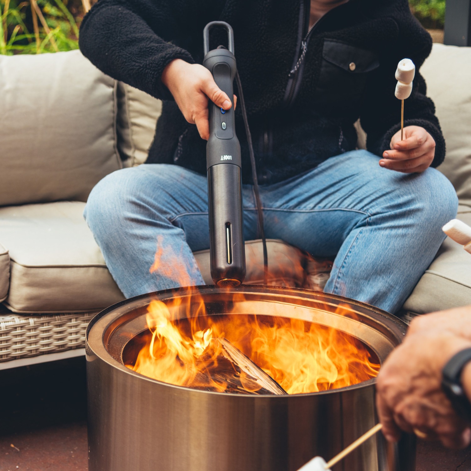 Big Green Egg Looftlighter II Holzkohle-Anzünder