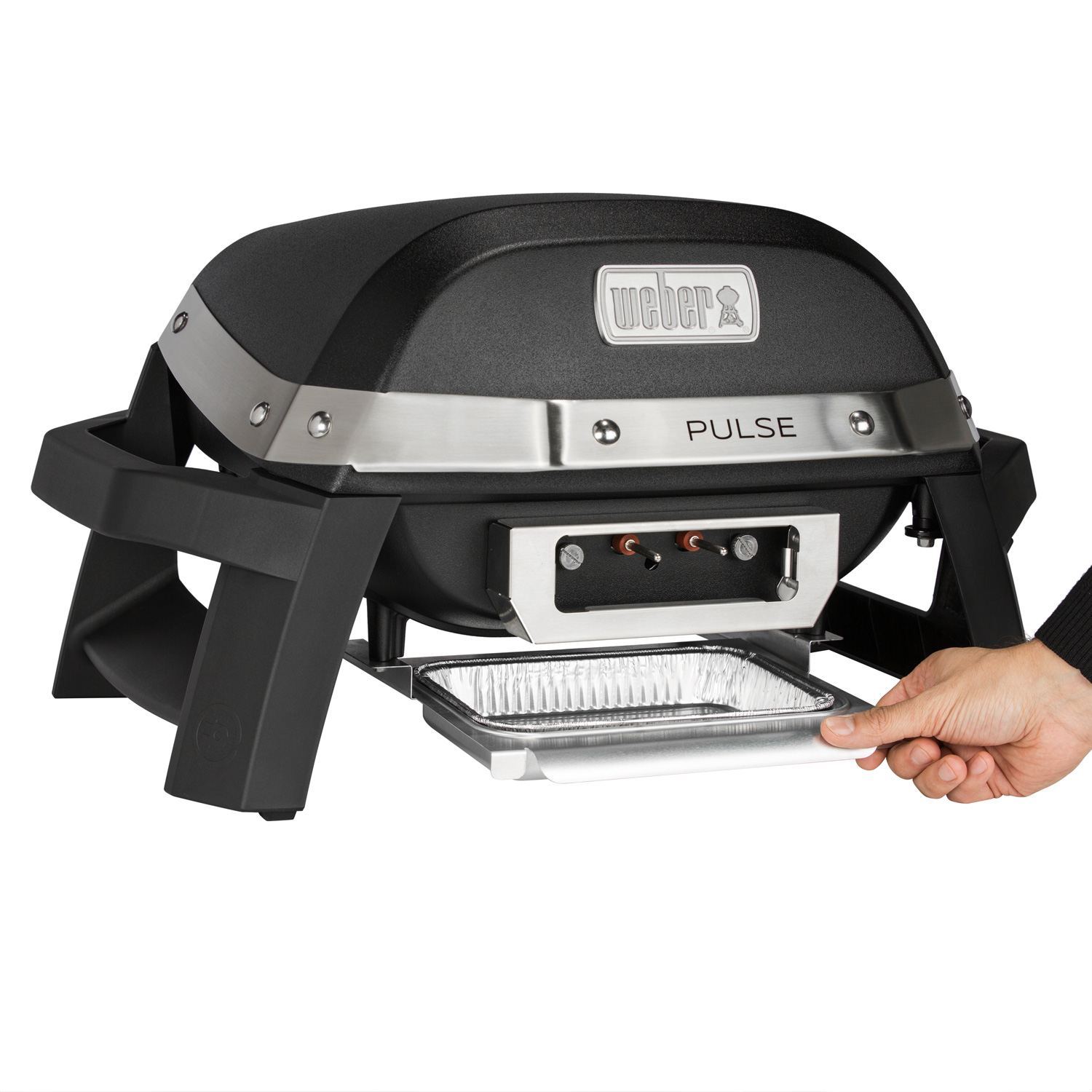 Weber PULSE 1000 Elektro-Tischgrill Schwarz