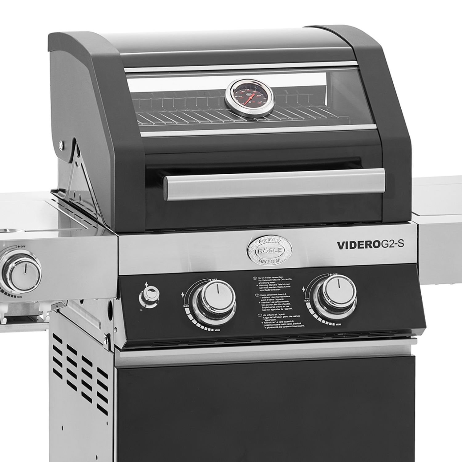 RÖSLE BBQ-Station Videro G2-S Vario+ Gasgrill Schwarz Aktuelles Modell