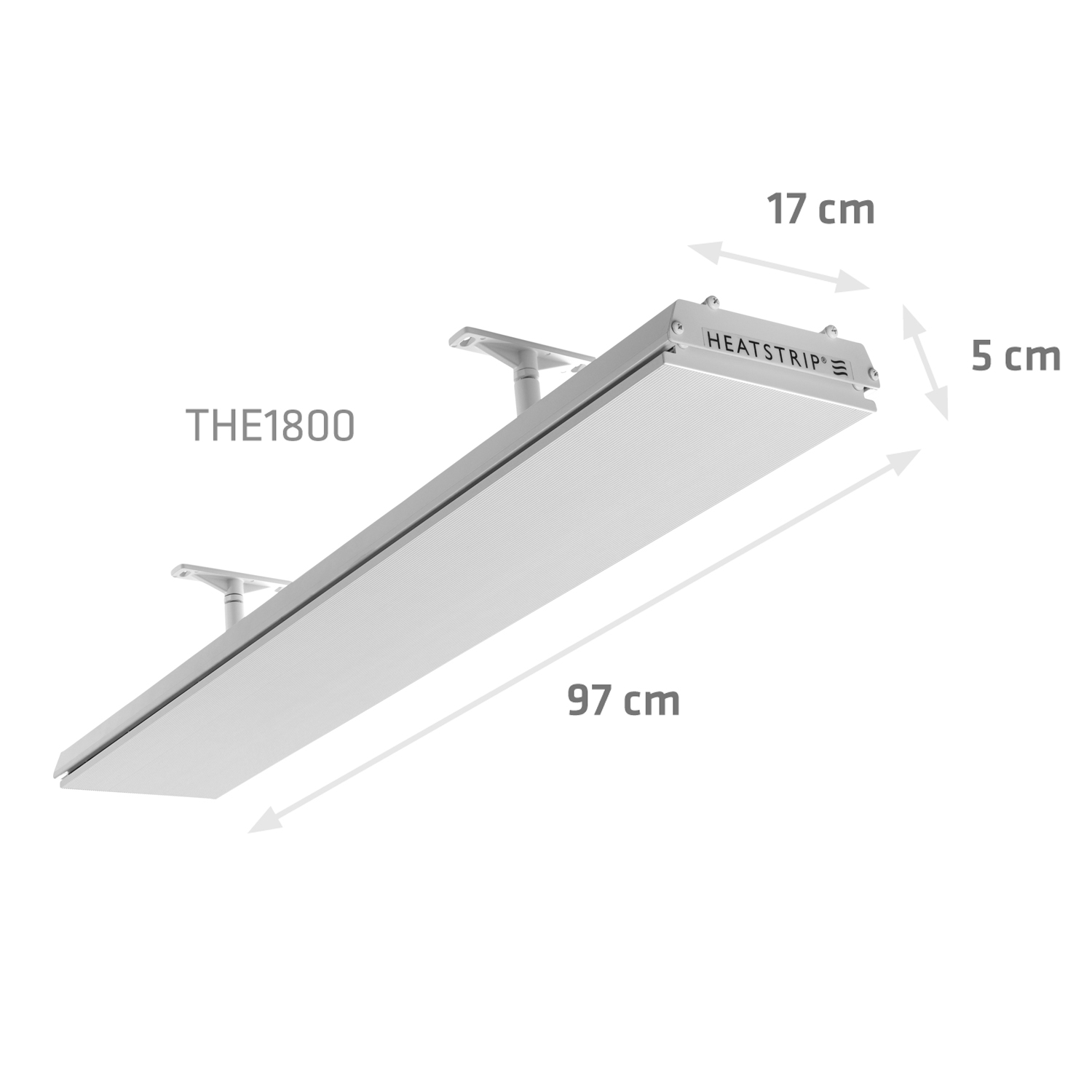 HEATSTRIP Heizstrahler Elegance Indoor + Outdoor 1800 Watt