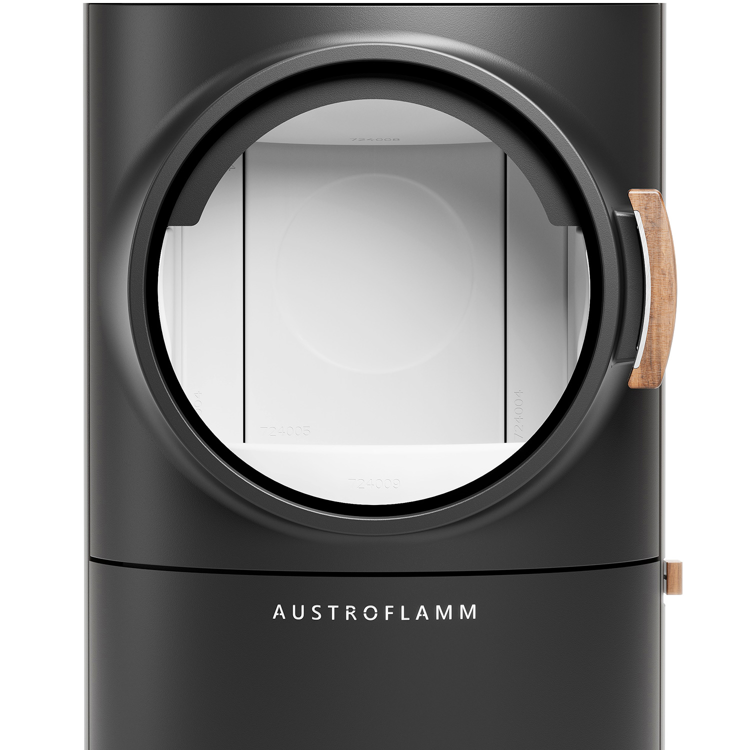 Austroflamm Clou Xtra Back Kaminofen Stahl Schwarz + 1 m³ Kaminholz gratis