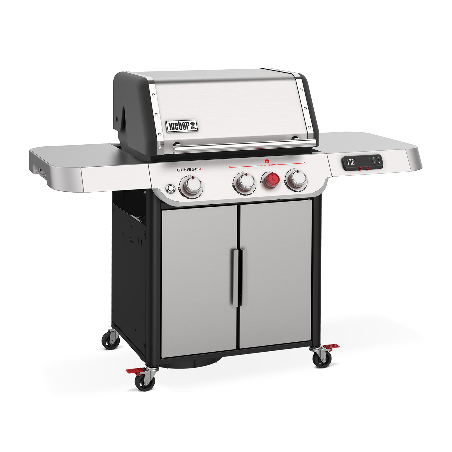 Weber Genesis SX-325S Smart Gas-Grillstation Edelstahl