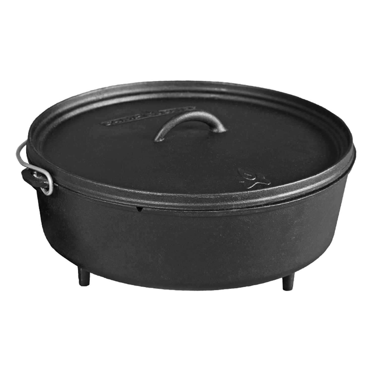 Camp Chef Set: Classic Dutch Oven SDO-14 mit Profi-Deckelheber, Hot Pad und Reinigungsschaber