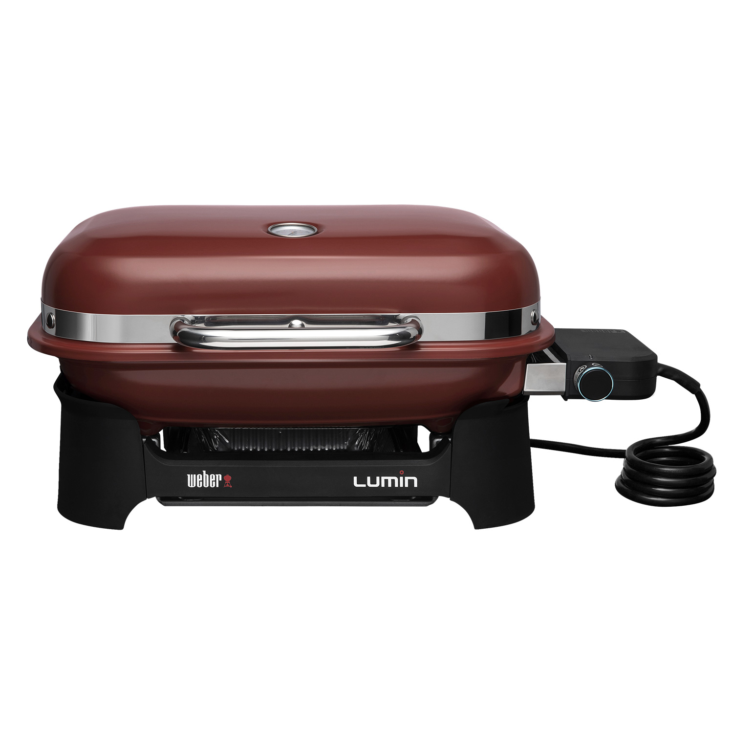 Weber Lumin Compact Elektro-Tischgrill Rot