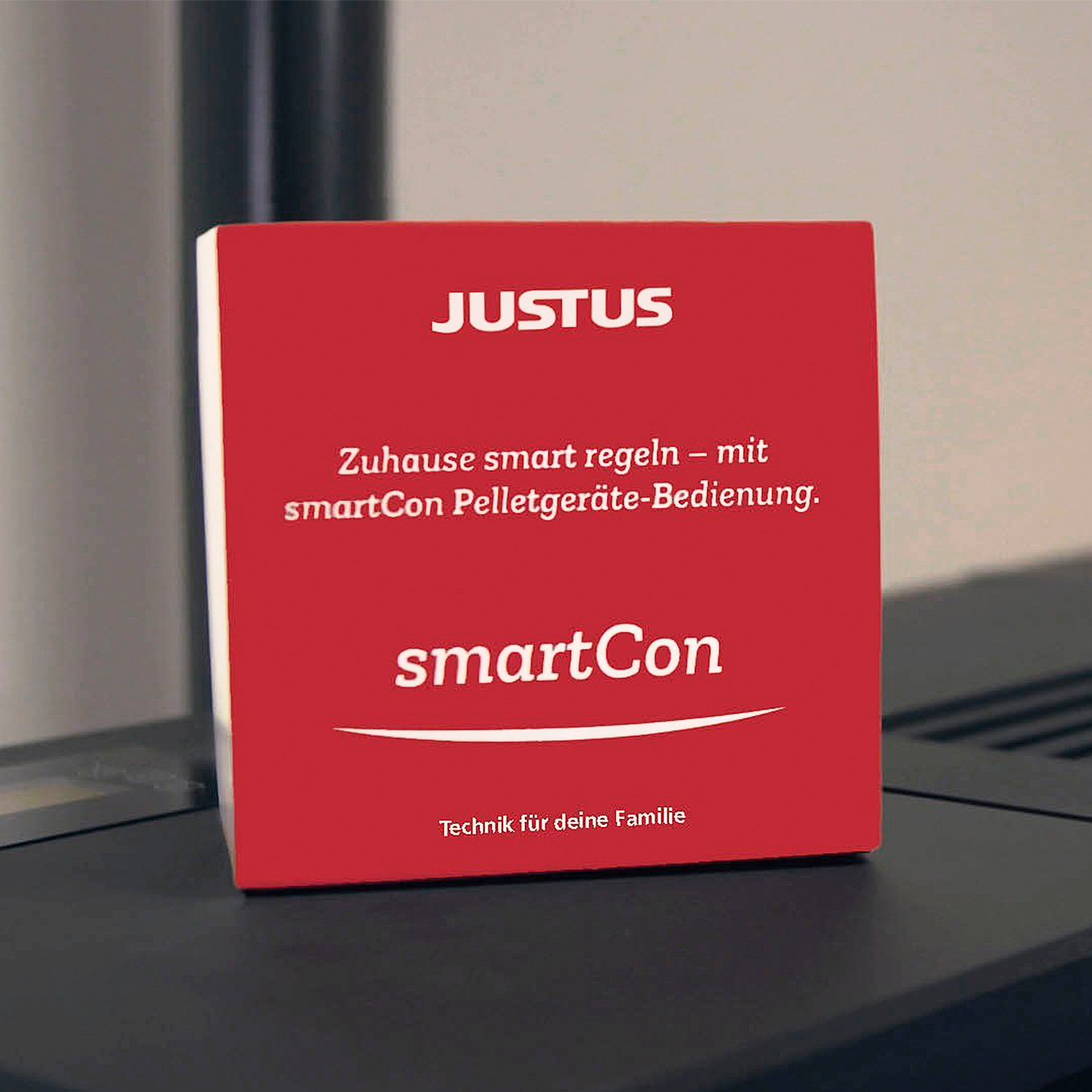 Justus smartCon-WiFi-Modul App für Pelletöfen