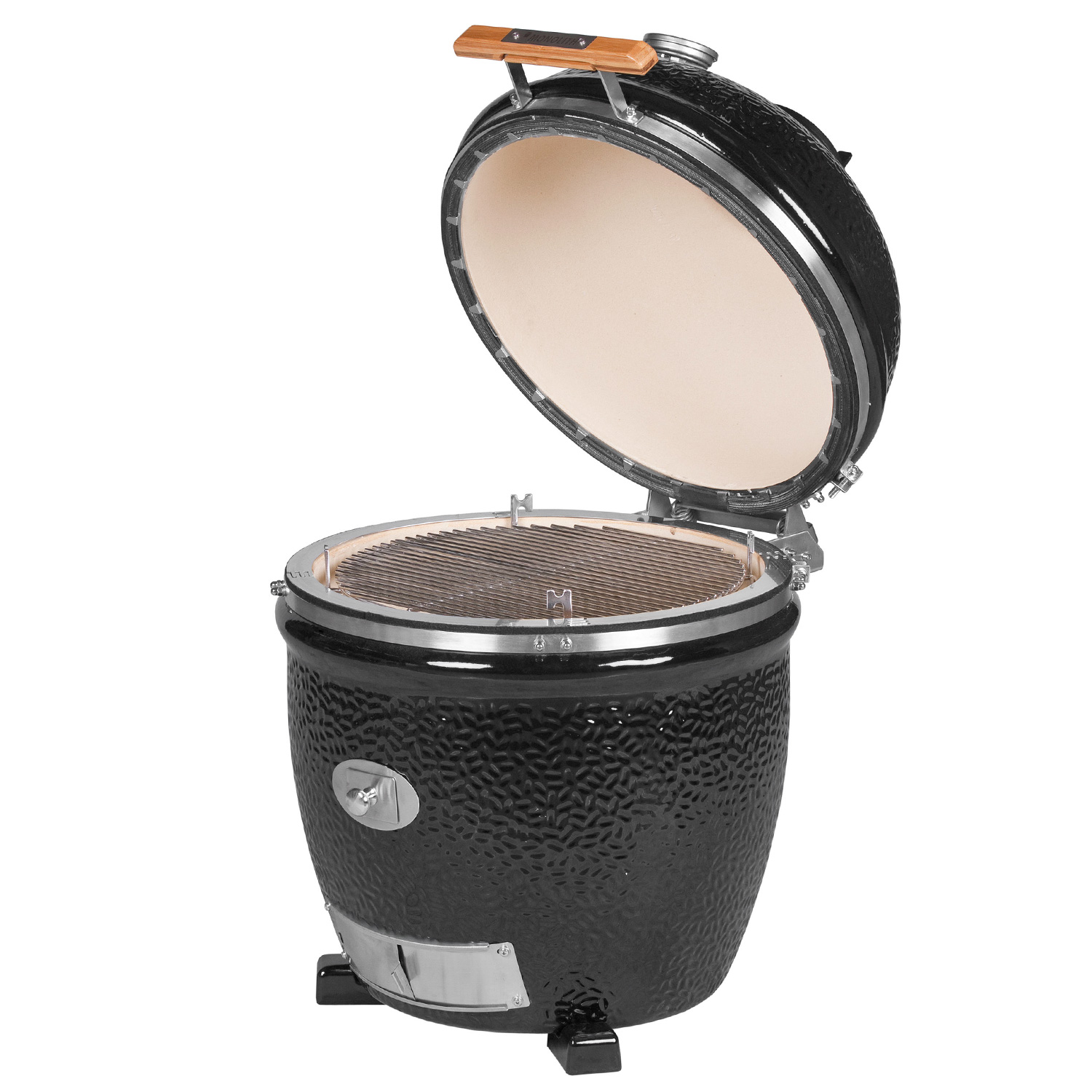 MONOLITH CLASSIC Keramikgrill PRO-Serie 2.0 Schwarz