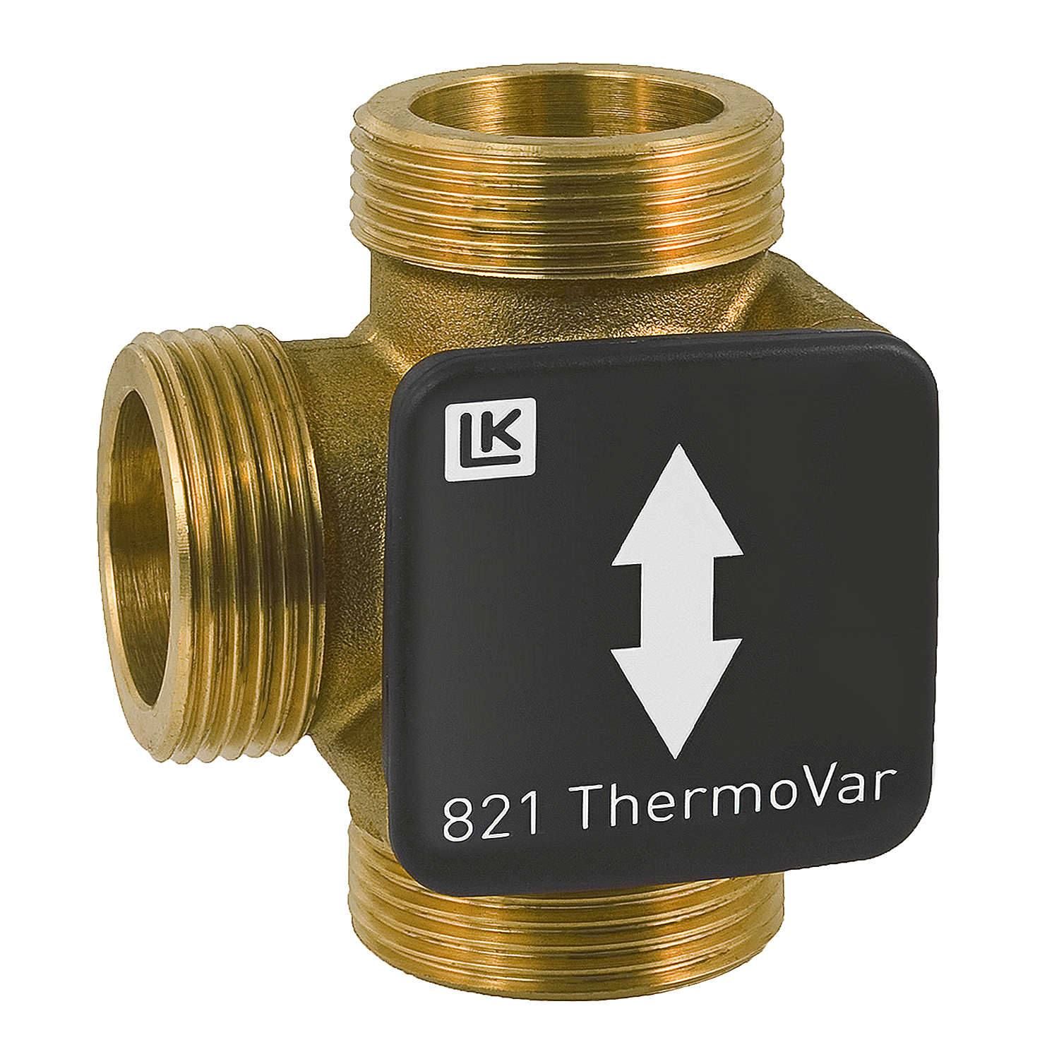 LK Armatur thermisch geregeltes 3-Wege-Zonenventil 821 ThermoVar G 1 Zoll für 55°C