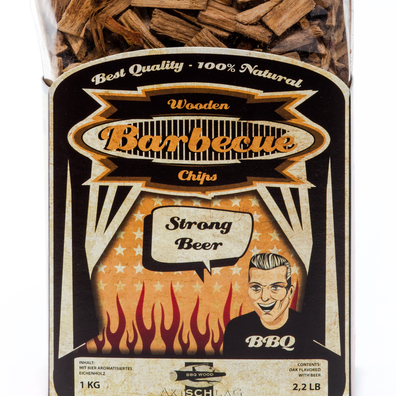 Axtschlag Wood Smoking Chips Bier-Eiche 1 kg