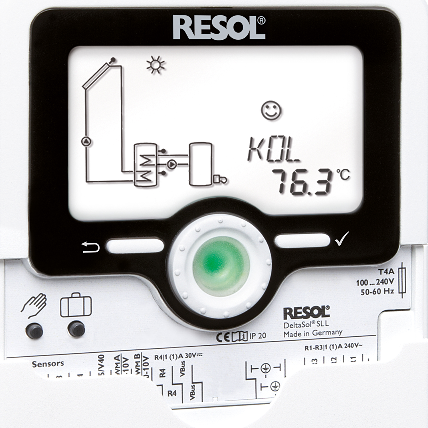 Regelung RESOL Deltasol SLL Komplett-Set