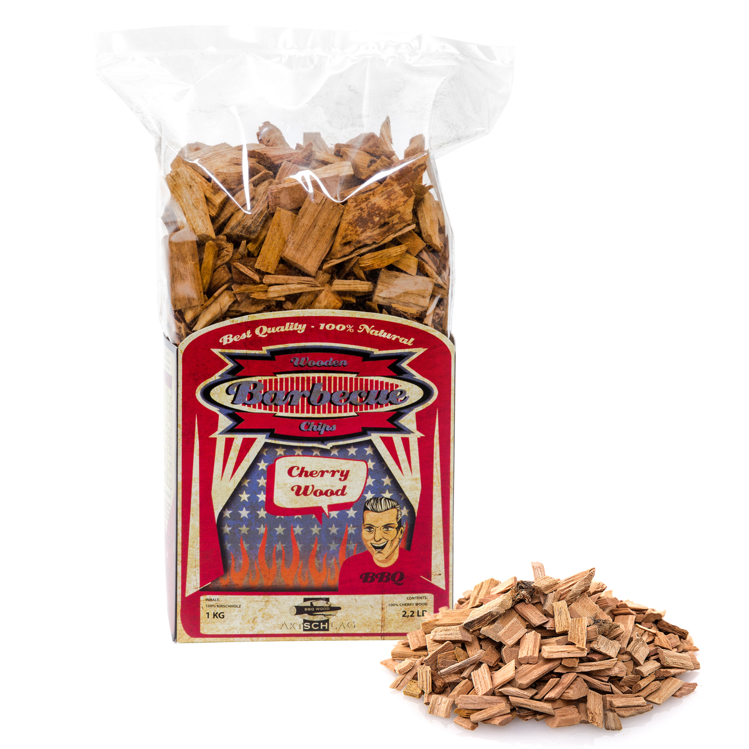 Axtschlag Wood Smoking Chips Kirsche 1 kg