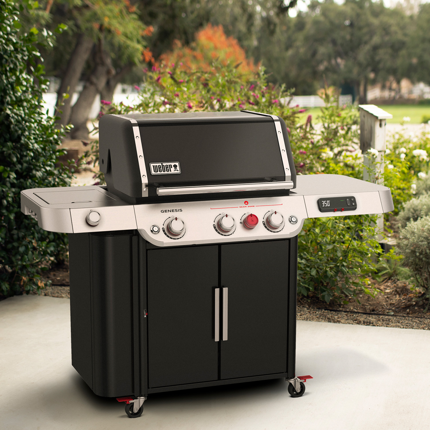 Weber Genesis EPX-335 Smart Gas-Grillstation Schwarz